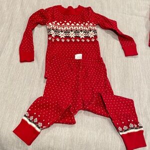 EUC 3T Hanna Andersson fair isle pajamas